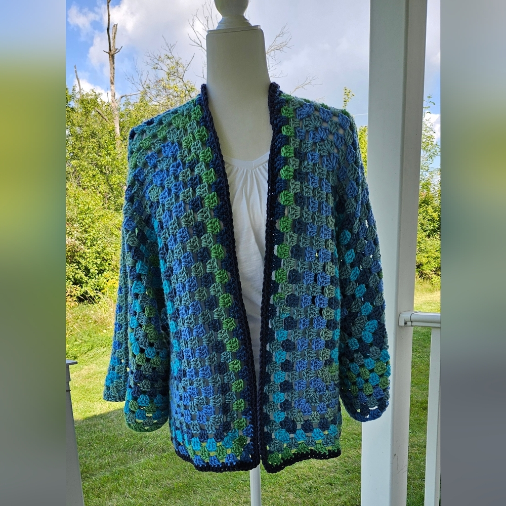 Boho Crochet Sweater....New!